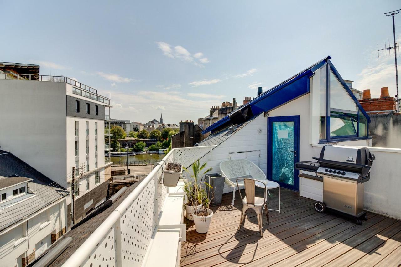 Ferienhaus Nocnoc - Paradis, Piscine Et Rooftop Au Coeur De Nantes